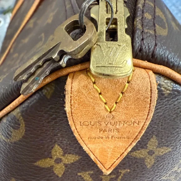 ❌SOLD❌Louis Vuitton Monogram Keepall 50 FEDEX 3922 8193 1116 - Picture 5 of 14